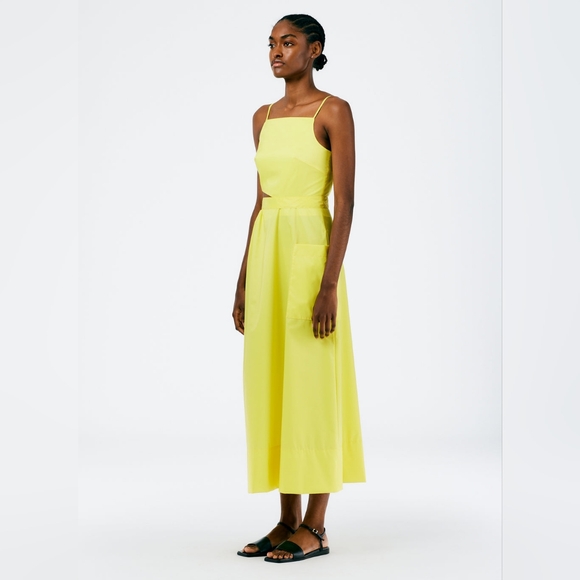 Tibi Italian Sporty Nylon Strappy Cut Out Dress - Picture 2 of 13